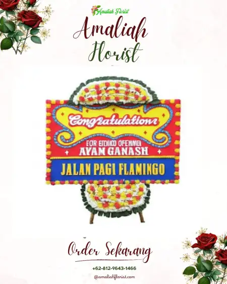 Sewa Papan Bunga nyengseret